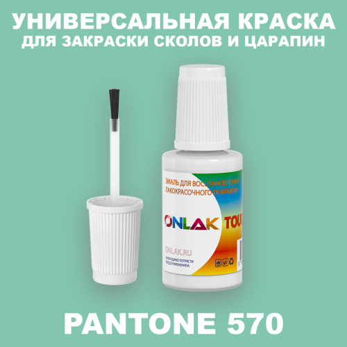 PANTONE 570 C КРАСКА ДЛЯ СКОЛОВ, флакон с кисточкой