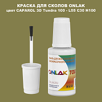 CAPAROL 3D Tundra 100 КРАСКА ДЛЯ СКОЛОВ, флакон с кисточкой