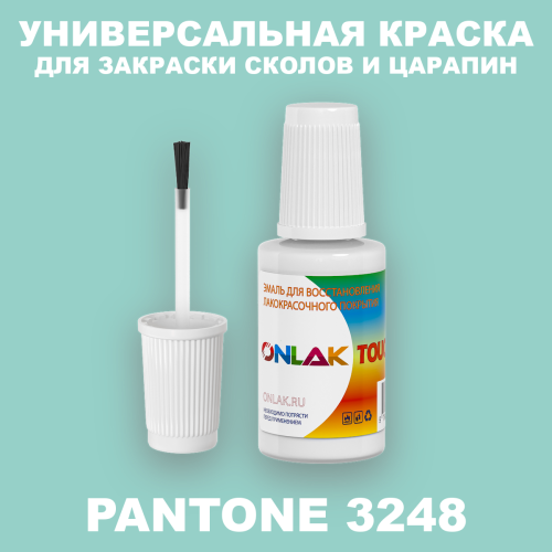 PANTONE 3248 C КРАСКА ДЛЯ СКОЛОВ, флакон с кисточкой