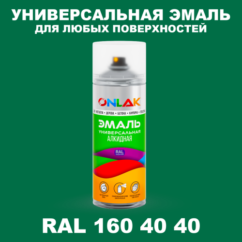 Аэрозольная краска, цвет RAL Design 1604040, спрей 520мл