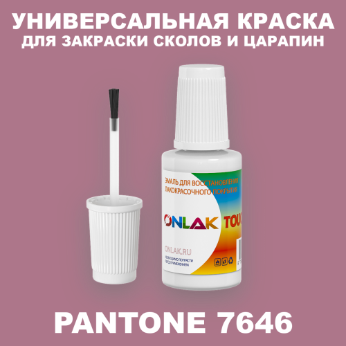 PANTONE 7646 C КРАСКА ДЛЯ СКОЛОВ, флакон с кисточкой