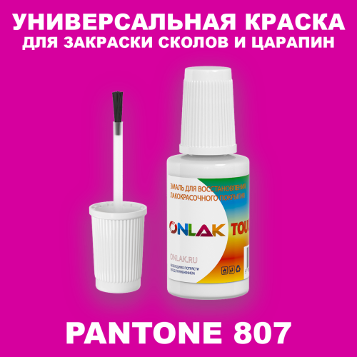 PANTONE 807 C КРАСКА ДЛЯ СКОЛОВ, флакон с кисточкой