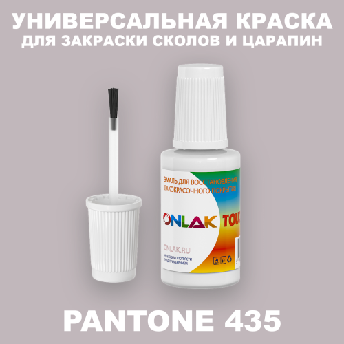 PANTONE 435 C КРАСКА ДЛЯ СКОЛОВ, флакон с кисточкой
