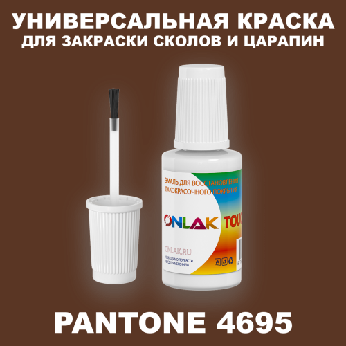 PANTONE 4695 C КРАСКА ДЛЯ СКОЛОВ, флакон с кисточкой