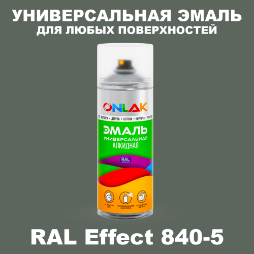 Аэрозольные краски ONLAK, цвет RAL Effect 840-5, спрей 520мл