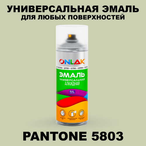 Аэрозольная краска ONLAK, цвет PANTONE 5803 C, спрей 520мл