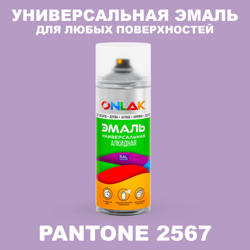 Аэрозольная краска ONLAK, цвет PANTONE 2567 C, спрей 520мл