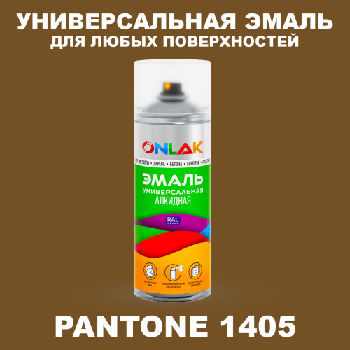 Аэрозольная краска ONLAK, цвет PANTONE 1405 C, спрей 520мл
