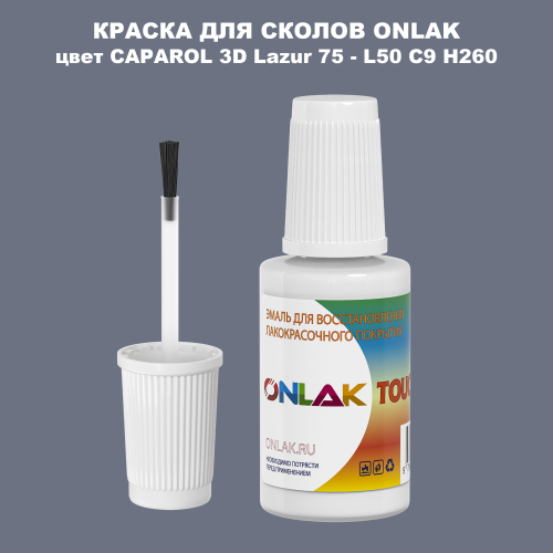 CAPAROL 3D L50 C9 H260 КРАСКА ДЛЯ СКОЛОВ, флакон с кисточкой
