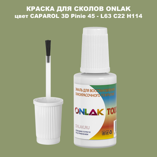 CAPAROL 3D Pinie 45 КРАСКА ДЛЯ СКОЛОВ, флакон с кисточкой