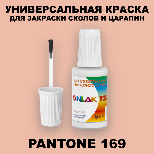 PANTONE 169 C КРАСКА ДЛЯ СКОЛОВ, флакон с кисточкой