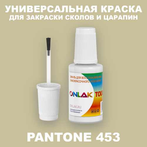 PANTONE 453 C КРАСКА ДЛЯ СКОЛОВ, флакон с кисточкой