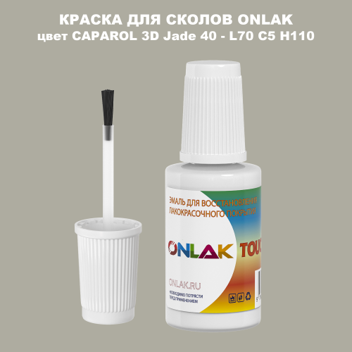 CAPAROL 3D L70 C5 H110 КРАСКА ДЛЯ СКОЛОВ, флакон с кисточкой