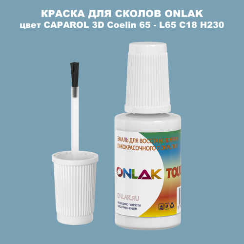 CAPAROL 3D L65 C18 H230 КРАСКА ДЛЯ СКОЛОВ, флакон с кисточкой