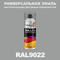 Универсальная быстросохнущая эмаль ONLAK, цвет RAL9022, спрей 400мл