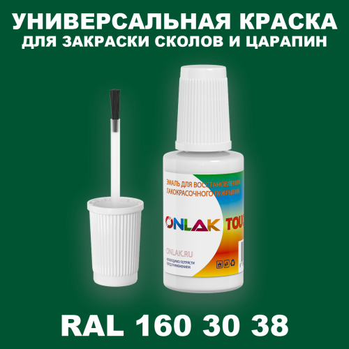 RAL DESIGN 1603038 КРАСКА ДЛЯ СКОЛОВ, флакон с кисточкой
