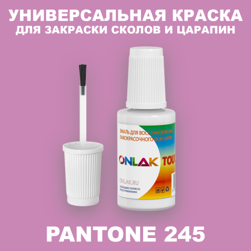 PANTONE 245 C КРАСКА ДЛЯ СКОЛОВ, флакон с кисточкой