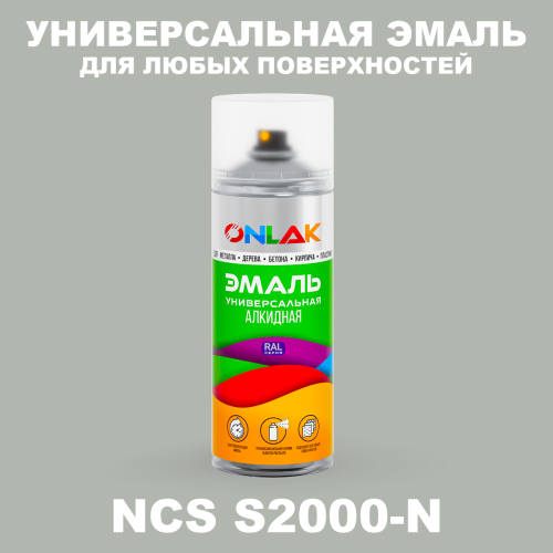 Аэрозольная краска ONLAK, цвет NCS S2000-N, спрей 520мл