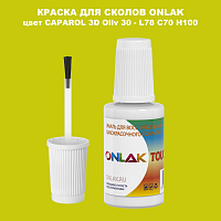 CAPAROL 3D L78 C70 H100 КРАСКА ДЛЯ СКОЛОВ, флакон с кисточкой