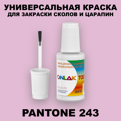 PANTONE 243 C КРАСКА ДЛЯ СКОЛОВ, флакон с кисточкой