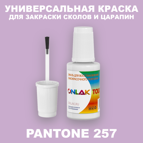 PANTONE 257 C КРАСКА ДЛЯ СКОЛОВ, флакон с кисточкой