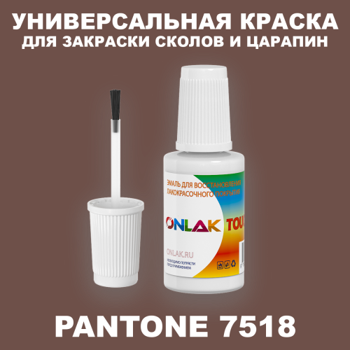 PANTONE 7518 C КРАСКА ДЛЯ СКОЛОВ, флакон с кисточкой