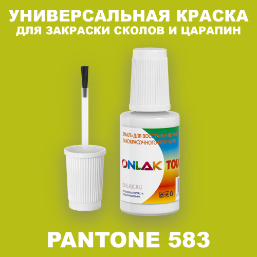 PANTONE 583 C КРАСКА ДЛЯ СКОЛОВ, флакон с кисточкой