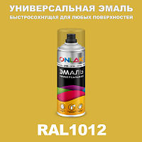 Универсальная быстросохнущая эмаль ONLAK, цвет RAL1012