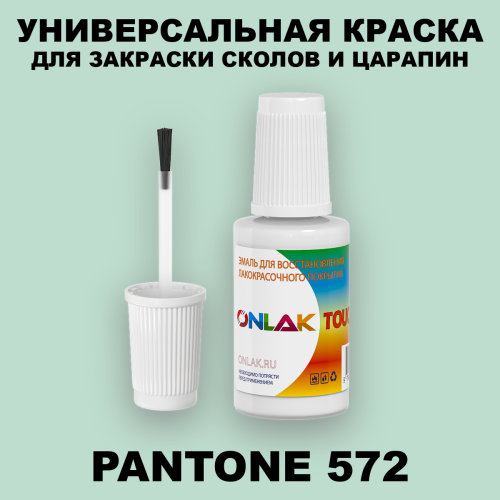PANTONE 572 C КРАСКА ДЛЯ СКОЛОВ, флакон с кисточкой