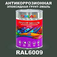 Эпоксидная антикоррозионная 2К грунт-эмаль ONLAK, цвет RAL6009, в комплекте с отвердителем