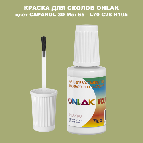 CAPAROL 3D Mai 65 КРАСКА ДЛЯ СКОЛОВ, флакон с кисточкой