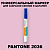 PANTONE 2036 C МАРКЕР С ПОЛУМАТОВОЙ КРАСКОЙ
