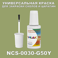 NCS 0030-G50Y КРАСКА ДЛЯ СКОЛОВ, флакон с кисточкой