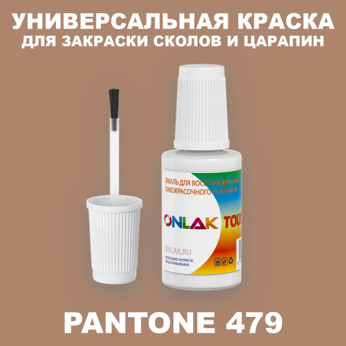 PANTONE 479 C КРАСКА ДЛЯ СКОЛОВ, флакон с кисточкой