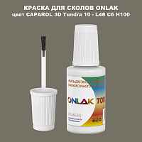 CAPAROL 3D Tundra 10 КРАСКА ДЛЯ СКОЛОВ, флакон с кисточкой