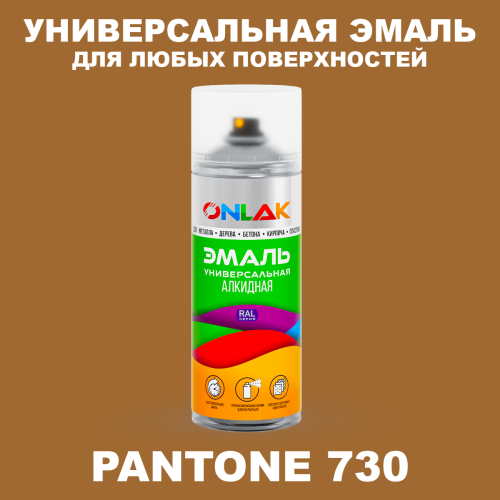 Аэрозольная краска ONLAK, цвет PANTONE 730 C, спрей 520мл