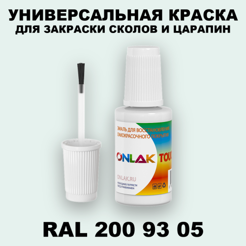 RAL DESIGN 2009305 КРАСКА ДЛЯ СКОЛОВ, флакон с кисточкой