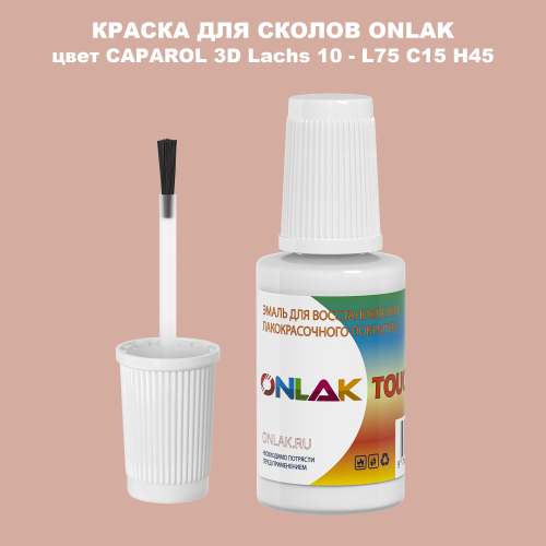 CAPAROL 3D Lachs 10 КРАСКА ДЛЯ СКОЛОВ, флакон с кисточкой