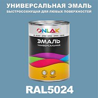 Универсальная быстросохнущая эмаль ONLAK, цвет RAL5024, в комплекте с растворителем