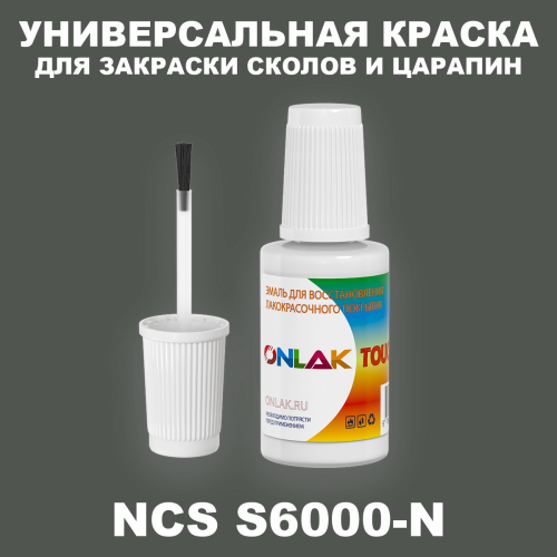 NCS S6000-N КРАСКА ДЛЯ СКОЛОВ, флакон с кисточкой