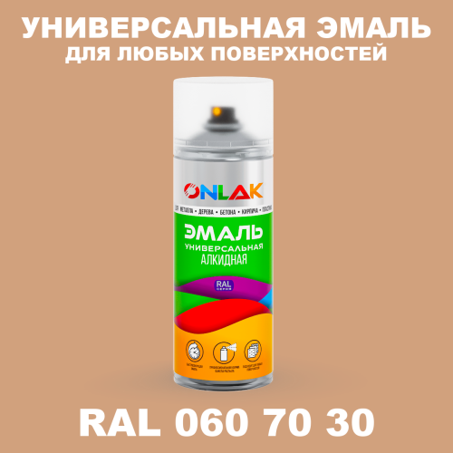 Аэрозольная краска, цвет RAL Design 607030, спрей 520мл