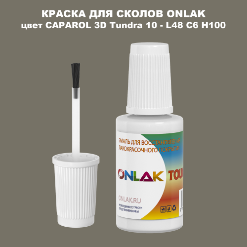 CAPAROL 3D L48 C6 H100 КРАСКА ДЛЯ СКОЛОВ, флакон с кисточкой