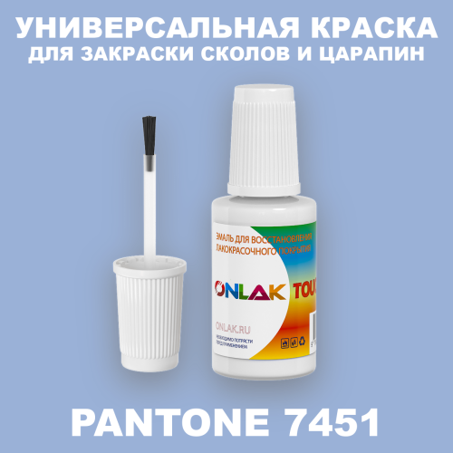 PANTONE 7451 C КРАСКА ДЛЯ СКОЛОВ, флакон с кисточкой