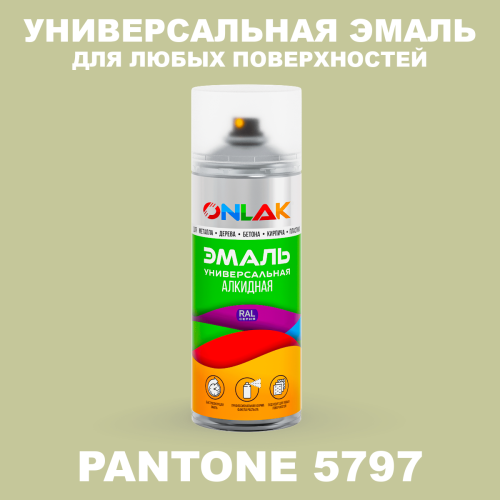 Аэрозольная краска ONLAK, цвет PANTONE 5797 C, спрей 520мл