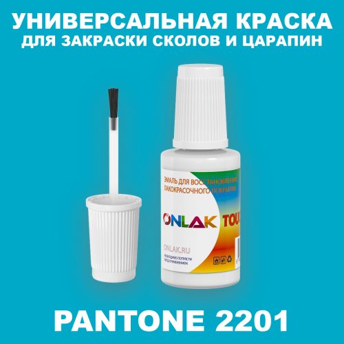 PANTONE 2201 C КРАСКА ДЛЯ СКОЛОВ, флакон с кисточкой