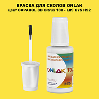 CAPAROL 3D L89 C75 H92 КРАСКА ДЛЯ СКОЛОВ, флакон с кисточкой