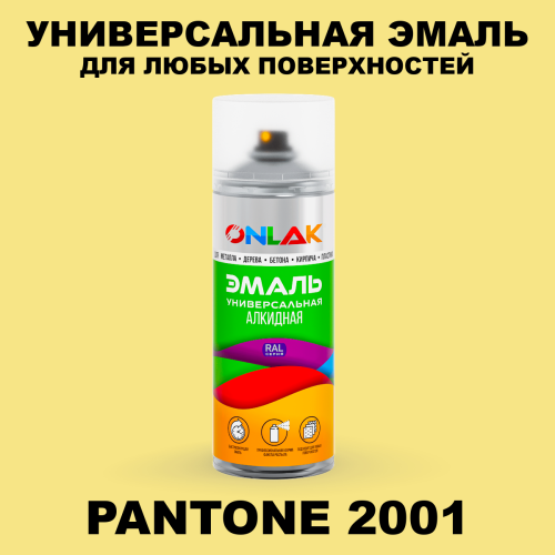 Аэрозольная краска ONLAK, цвет PANTONE 2001 C, спрей 520мл