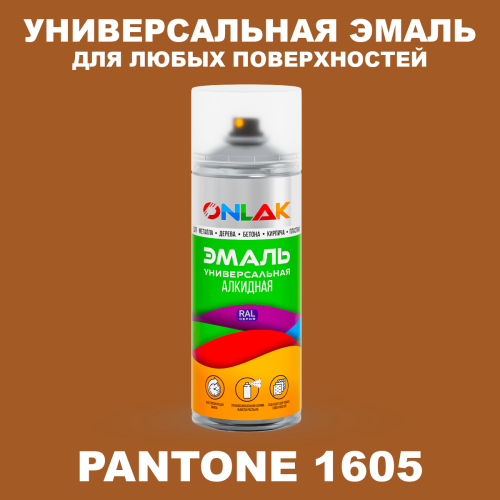 Аэрозольная краска ONLAK, цвет PANTONE 1605 C, спрей 520мл