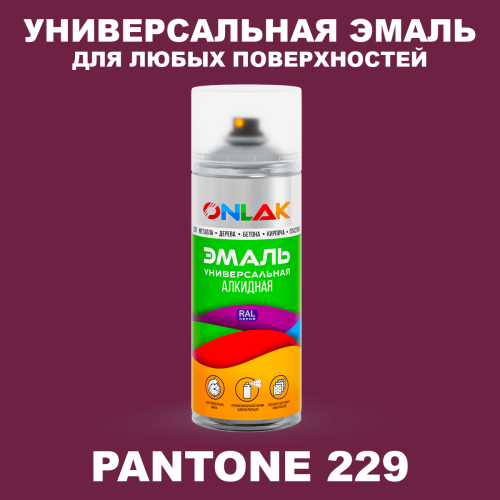 Аэрозольная краска ONLAK, цвет PANTONE 229 C, спрей 520мл