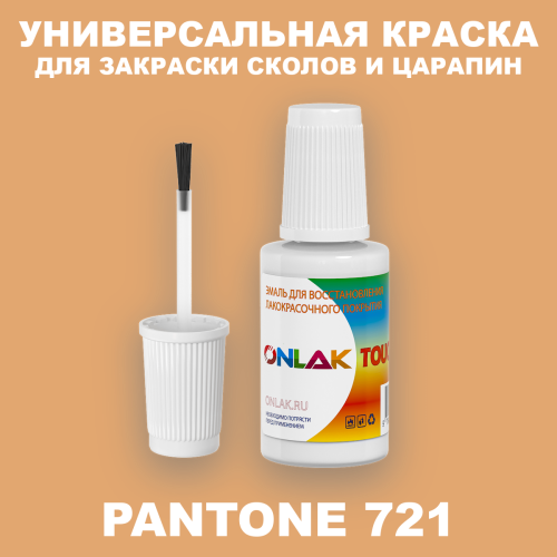 PANTONE 721 C КРАСКА ДЛЯ СКОЛОВ, флакон с кисточкой